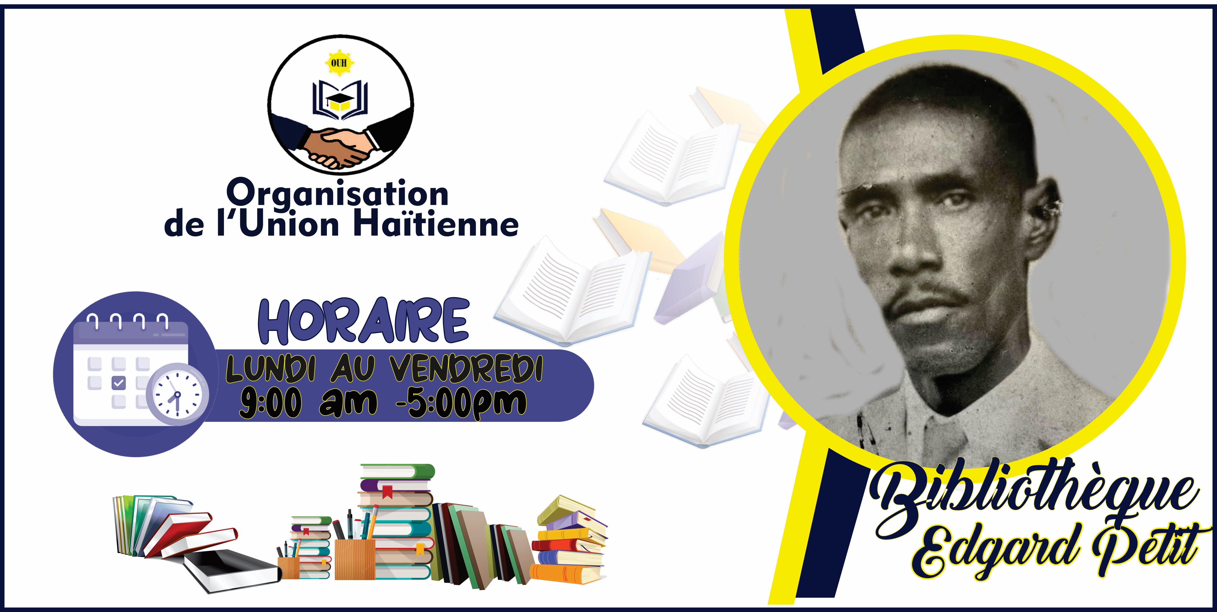 Bannière officielle de la Bibliothèque Edgard Petit